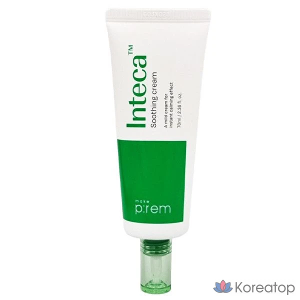 Успокаивающий крем MAKE P:REM Inteca, 70 мл
