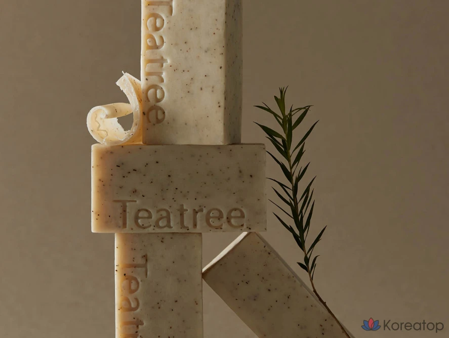 Очищающее мыло Aromatica Tea Tree Balancing Cleansing Bar, 110 г, 1 шт.