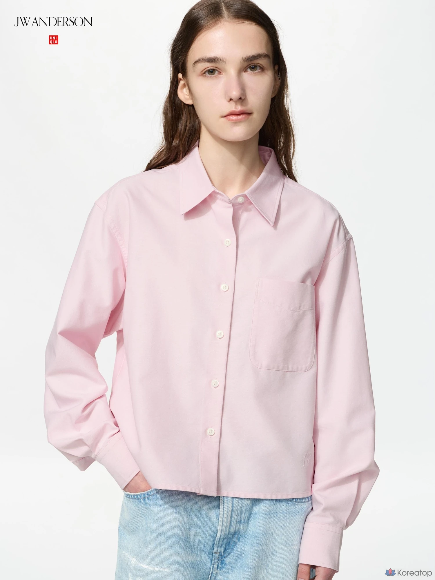 Рубашка Uniqlo Oxford Boxy Shirt