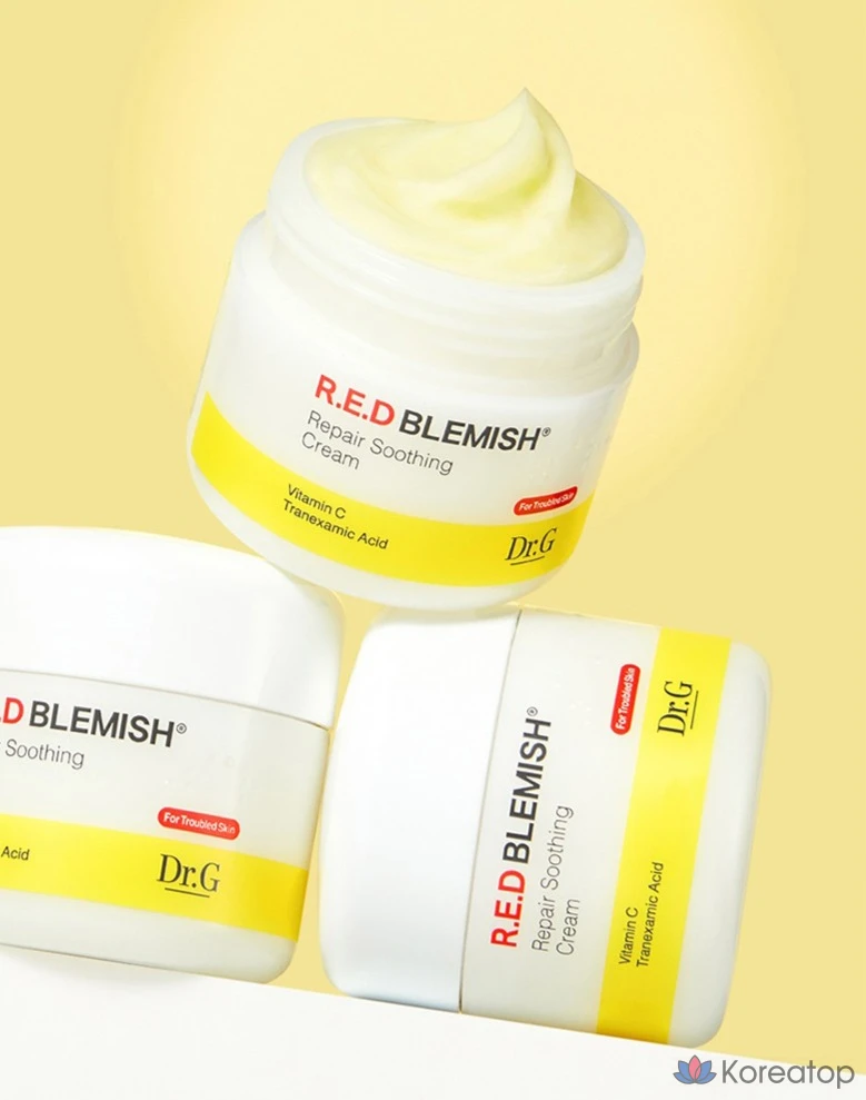 Успокаивающий крем Dr.G от красных пятен и следов от прыщей, 50 мл, 1 шт.