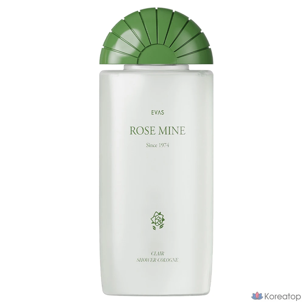 Парфюмированный одеколон для душа EVAS Rosemine Claire Dewy Rose, 1 шт., 185 мл