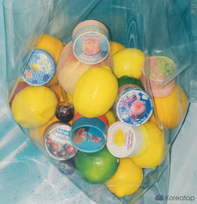 Румяна-кушон The Face Shop ACID Pastel, 5 г, оттенок Glittery Peach, 1 шт., фото 5