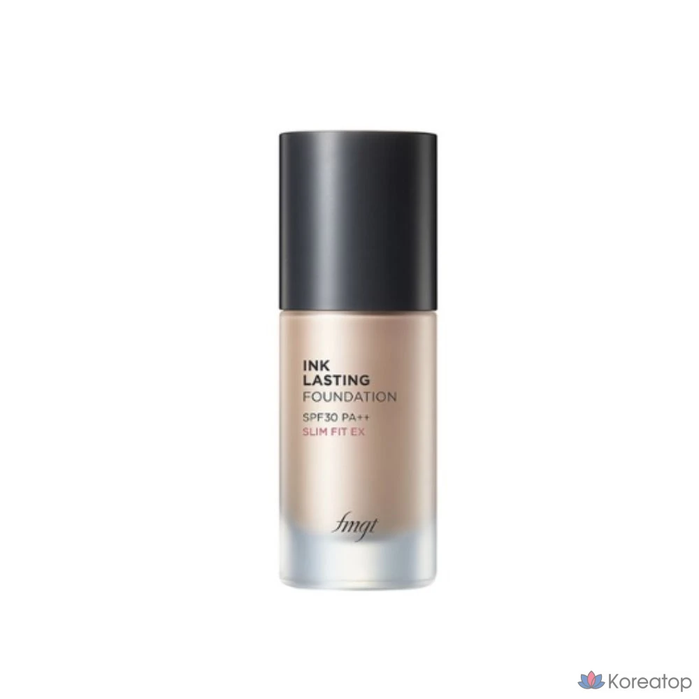 Тональный крем The Face Shop Ink Lasting Foundation Slim Fit EX, 30 мл, 1 шт., 0203N Slim Fit Natural Beige