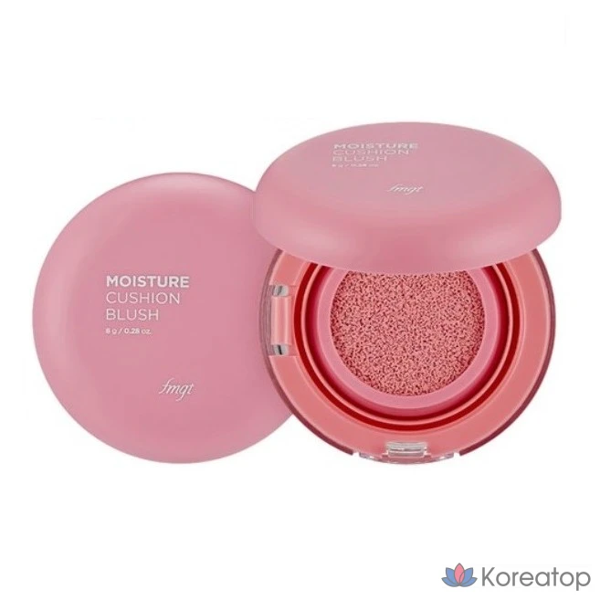 Увлажняющие румяна-кушон The Face Shop 8 г, розовый цвет, 1 шт.