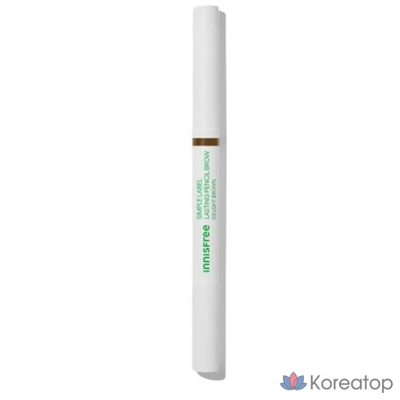 Карандаш для бровей Innisfree Simple Label Lasting Pencil Brow, 0,15 г, светло-коричневый, 1 шт.