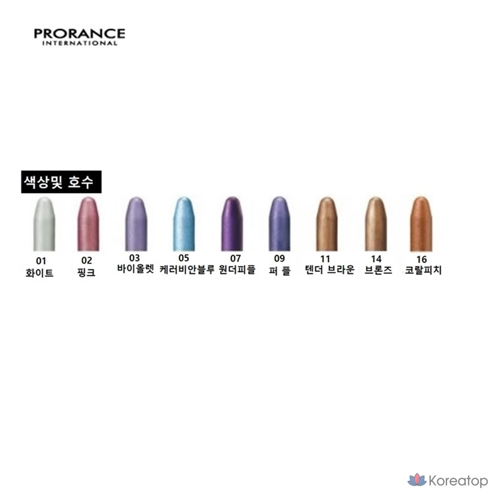 Тени-карандаш для век Prorance Shine Stick Shadow, 9 цветов, 3 оттенка, фиолетовый, 1 шт., фото 2