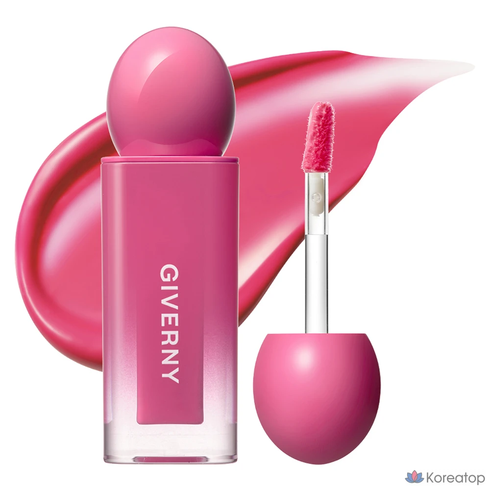 Тинт для губ Giverny Dewy Lip Glaze Tint, оттенок 04 Youth Pink, 4,9 г, 1 шт.