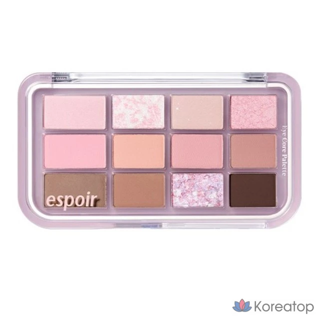 Палетка теней для век Espoir Eye Core Palette, оттенок 07 PINK OAT LATTE, 1 шт.
