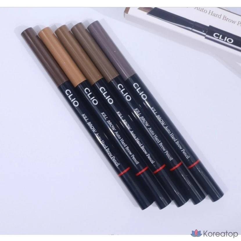 Карандаш для бровей Clio Killbrow Auto Hard Brow Pencil 0.31g, № 04, светло-серый, 1 шт.