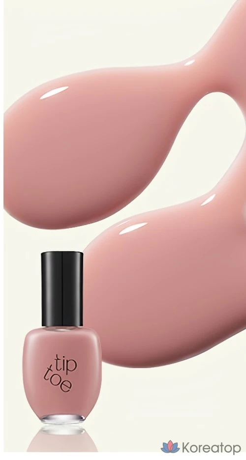 Лак для ногтей Tip Toe Andante, 204 Toe Shoes, розово-бежевый, 10 мл, 1 шт., фото 2