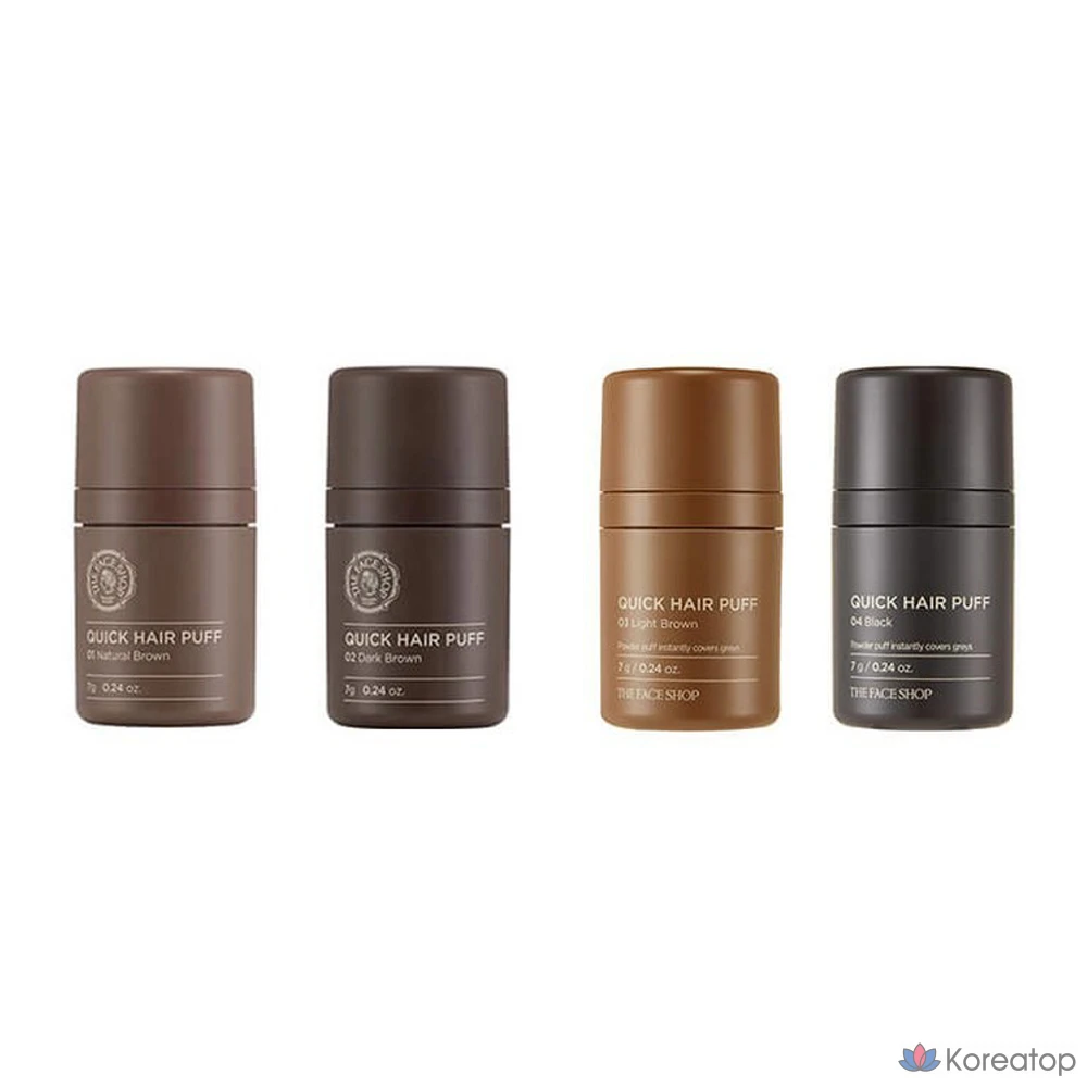 Пучок для волос The Face Shop Quick Hair Puff 7 г, 02 темно-коричневый, 1 шт., фото 4