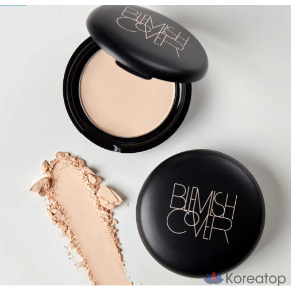 Тональный крем-кушон HANSKIN Blemish Cover Blur Pore Cushion Pact 9 г, Bright Blur Pact, 1 шт.