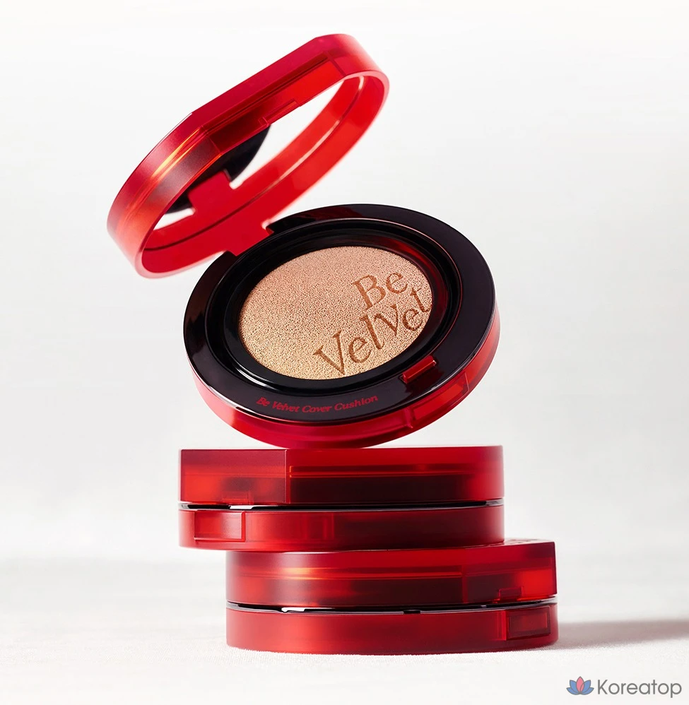 Набор из двух наволочек Espoir Bevelvet Cover Cushion 13 г + Puff 2p Set, № 21, цвет слоновой кости, 1 шт., фото 4