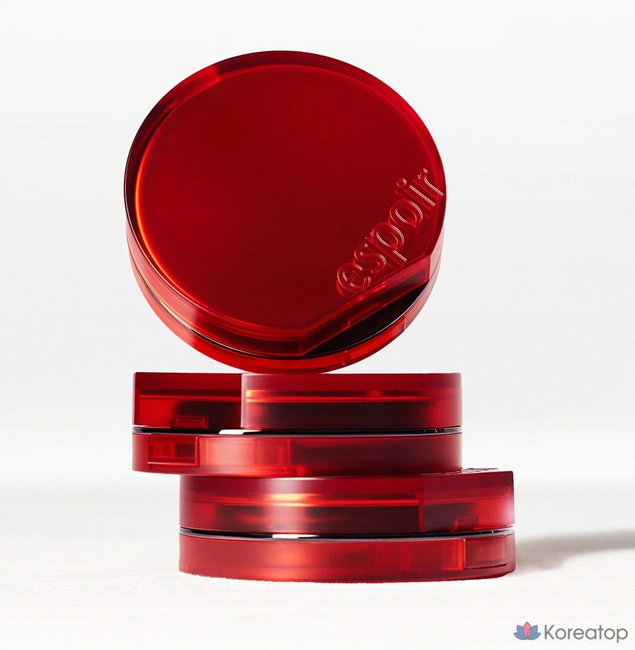 Набор из двух наволочек Espoir Bevelvet Cover Cushion 13 г + Puff 2p Set, № 21, цвет слоновой кости, 1 шт., фото 5