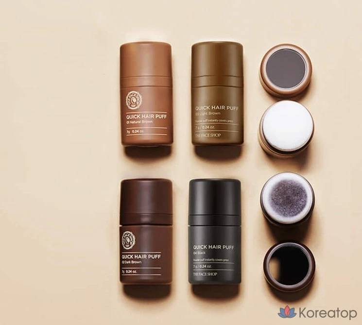 Пучок для волос The Face Shop Quick Hair Puff 7 г, 02 темно-коричневый, 1 шт., фото 6