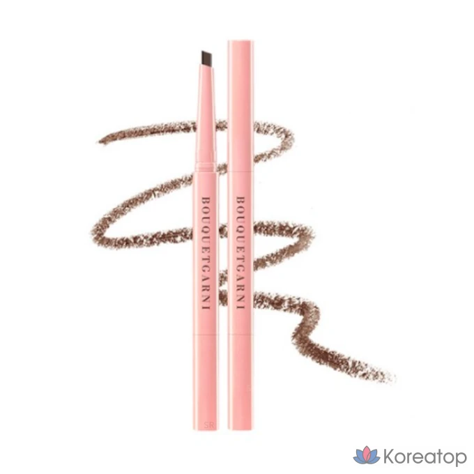 Карандаш для бровей Bouquet Garni Auto Pencil Slim Eyebrow 0.2g, 03 Natural Brown, 1 шт.