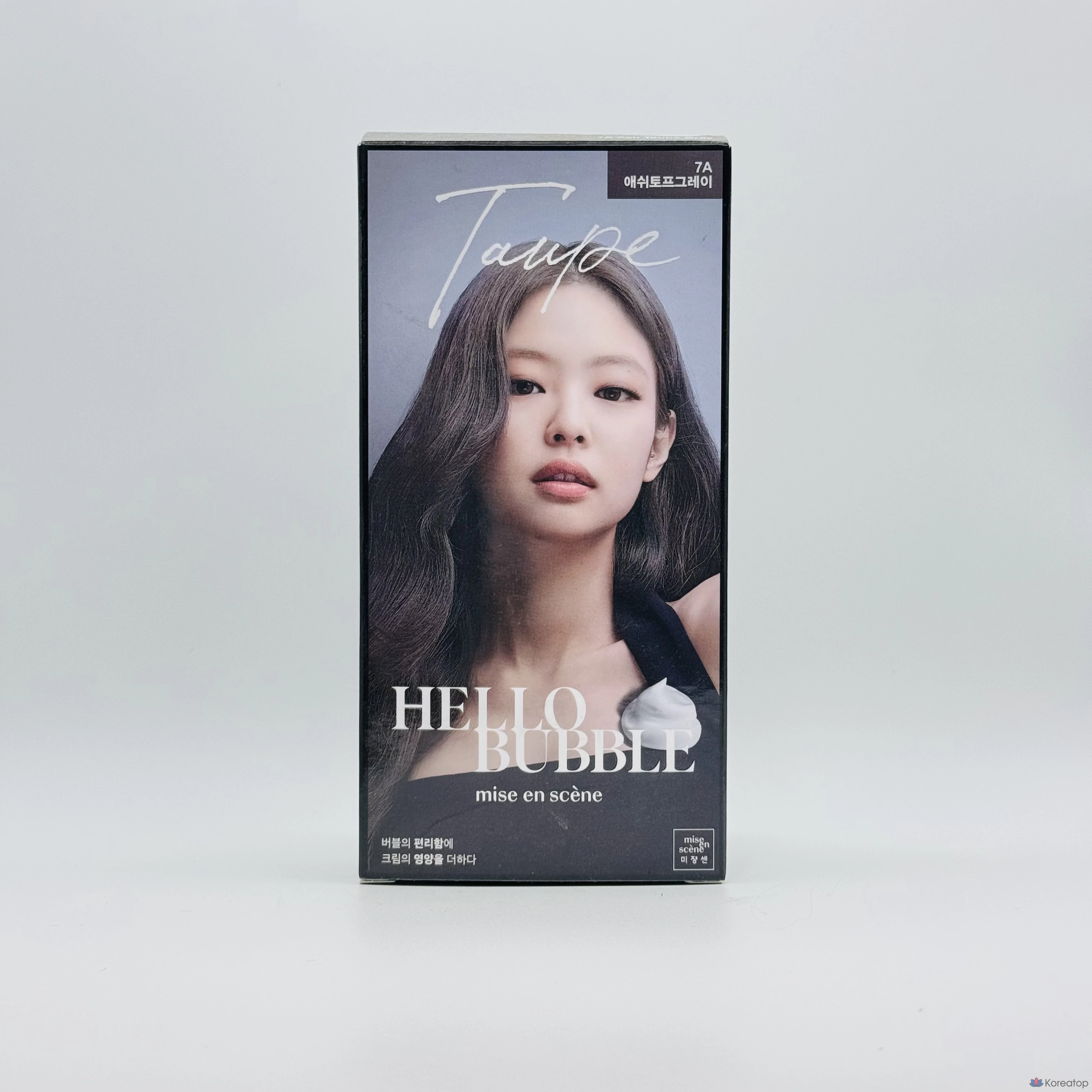 Краска для волос «Mise en Scene» Hello Bubble, 7A Ash Taupe Grey, 1 шт.