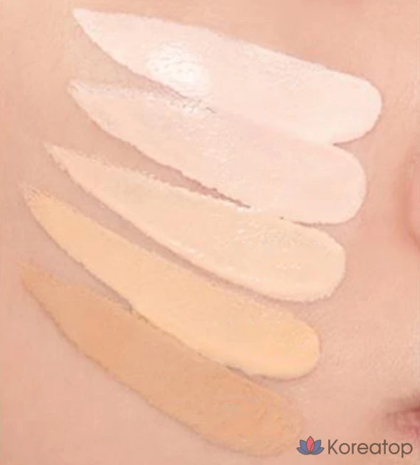 Сменный блок тонального крема ROM&ND Bare Water Cushion Foundation, 20 г, 01 Porcelain17, 1 шт., фото 9