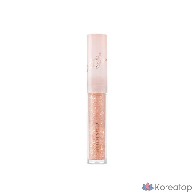 Жидкие блестки Dasique Starlit Jewel 1,8 г, цвет 005, светло-персиковый, 1 шт.