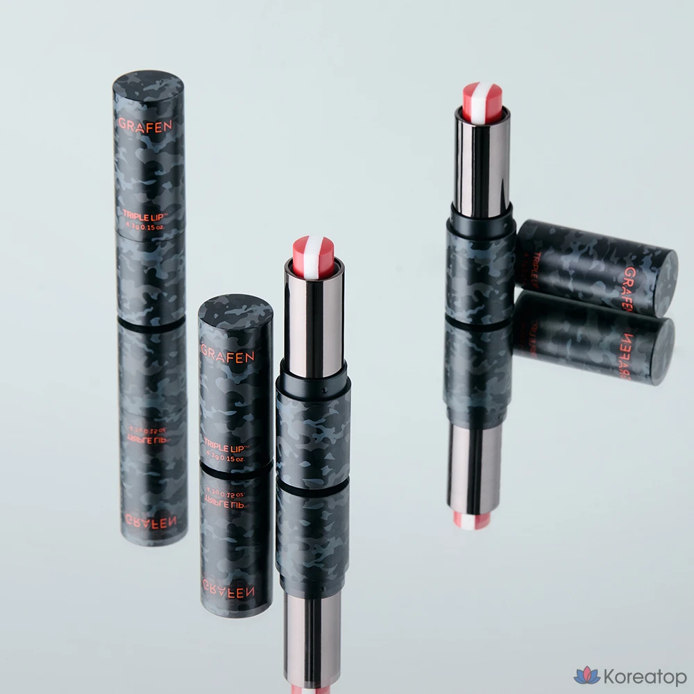 Мужской бальзам для губ GRAFEN Triple Lip, оттенок Handsome Lip, 1 шт., фото 6