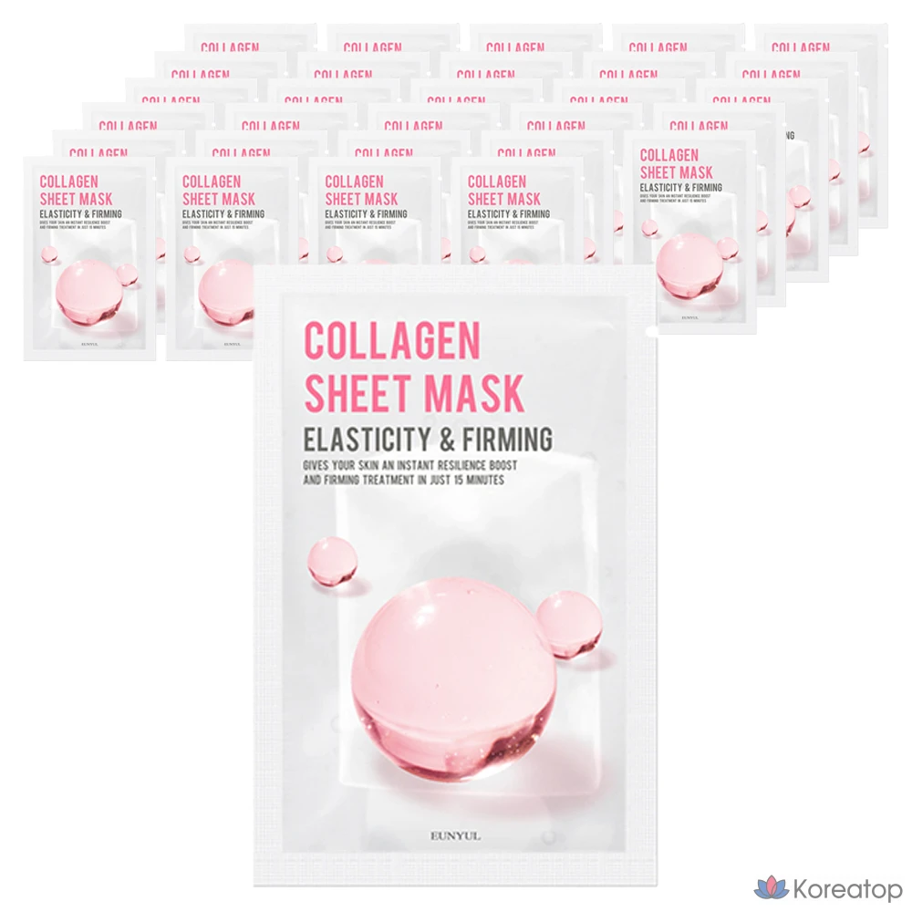 Набор коллагеновых масок Eunyul Purity, 1 упаковка, 120 листов.