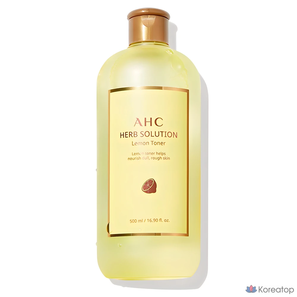 Тоник для тела AHC Herb Solution со вкусом лимона, 500 мл, 1 шт.