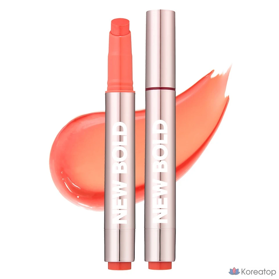Помада The Face Shop New Bold Glow Melting Lip, 1 шт., оттенок Peach Jam.
