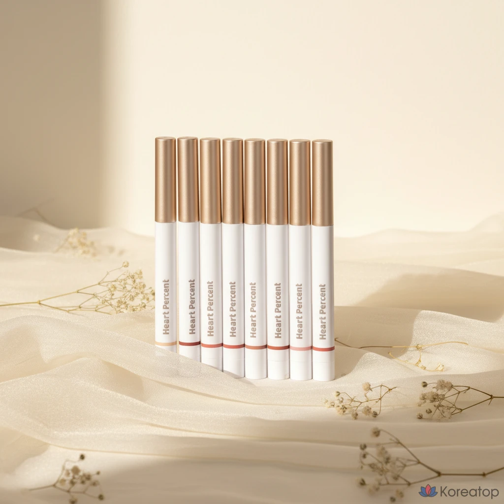 Карандаш для губ Heart Percent Dot On Mood, макияж для коррекции формы носа, естественный цвет, 15 оттенков Mob Lips, 1 шт.