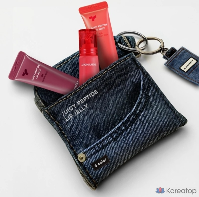 Губная помада Tony Moly Juicy Peptide Lip Jelly, оттенок 02 «Клубничный», 10 г, 1 шт.