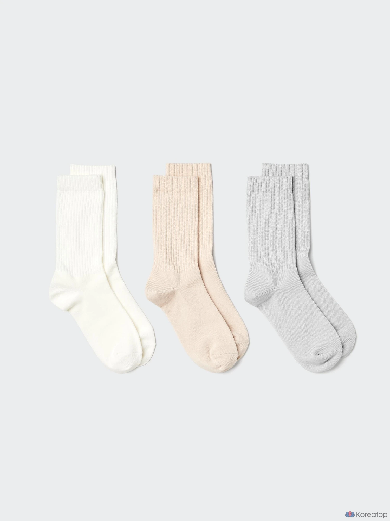 Носки Uniqlo Rib, 3 пары
