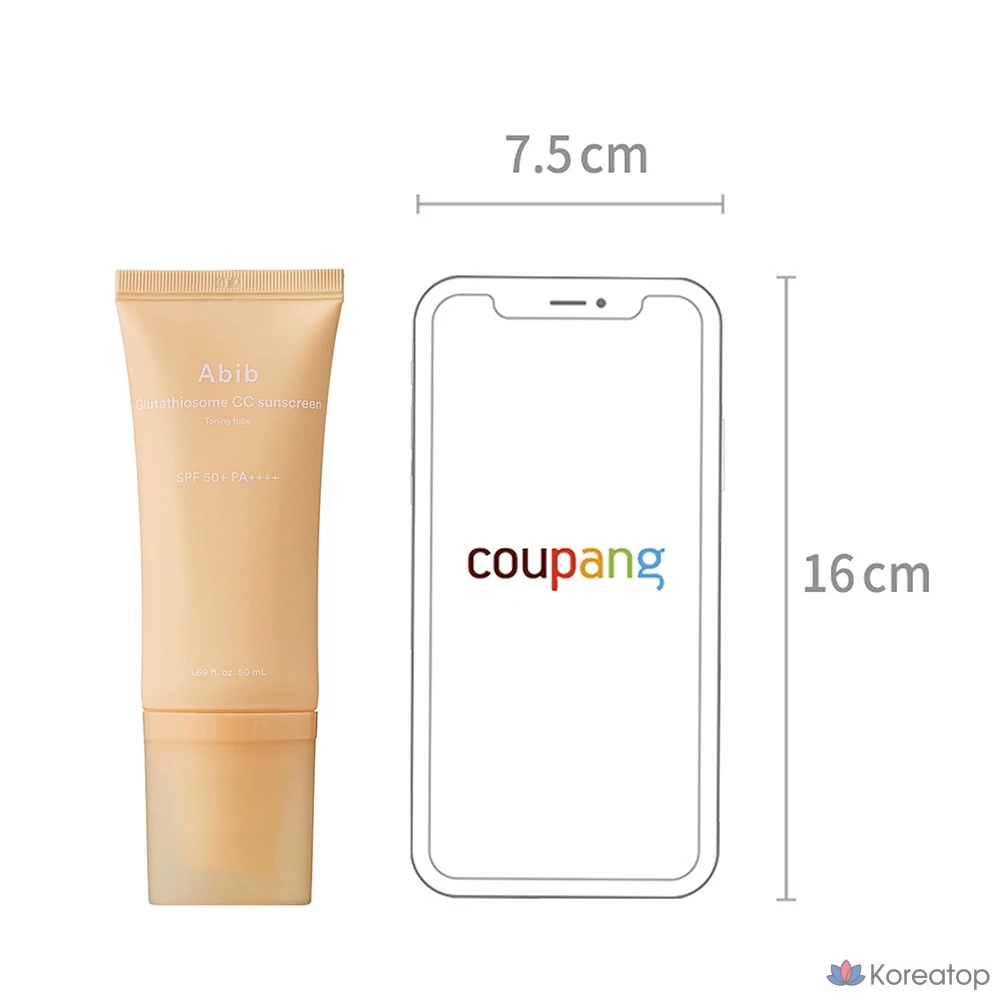 Тонизирующий солнцезащитный крем Abib Glutathionesome CC, 50 мл, 1 шт.