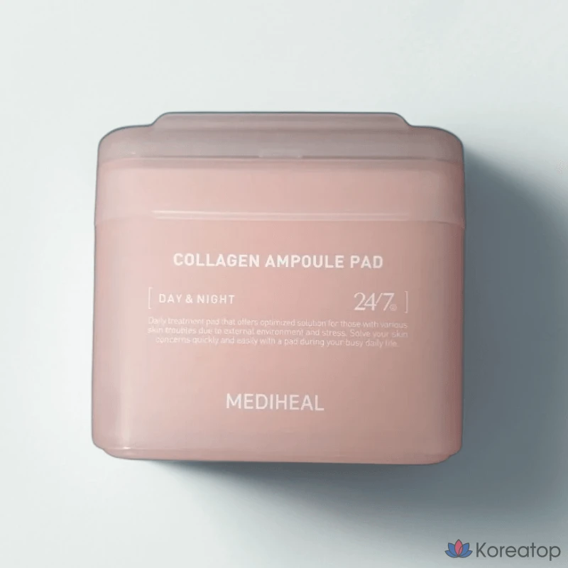 Коллагеновые подушечки Mediheal, 100 листов, 1 упаковка.