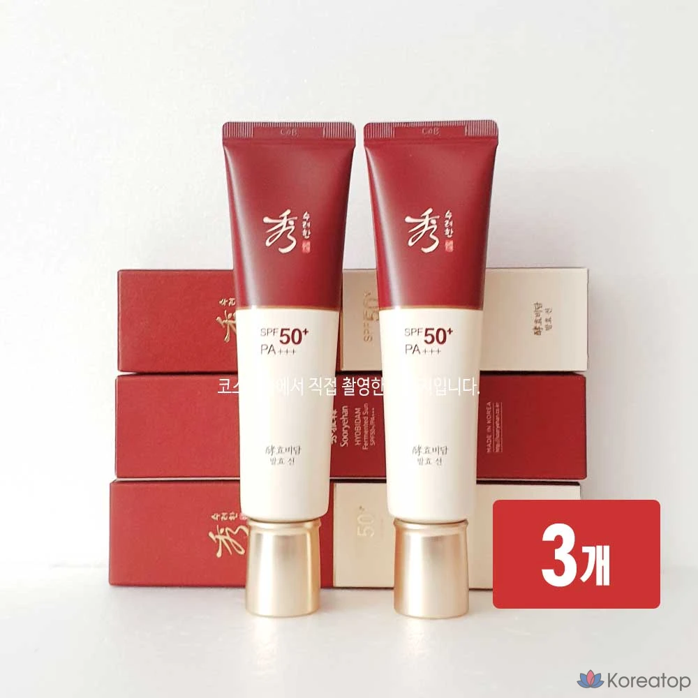 Ферментированный солнцезащитный крем Sooryehan Hyobidam, 180 мл, 1 шт.