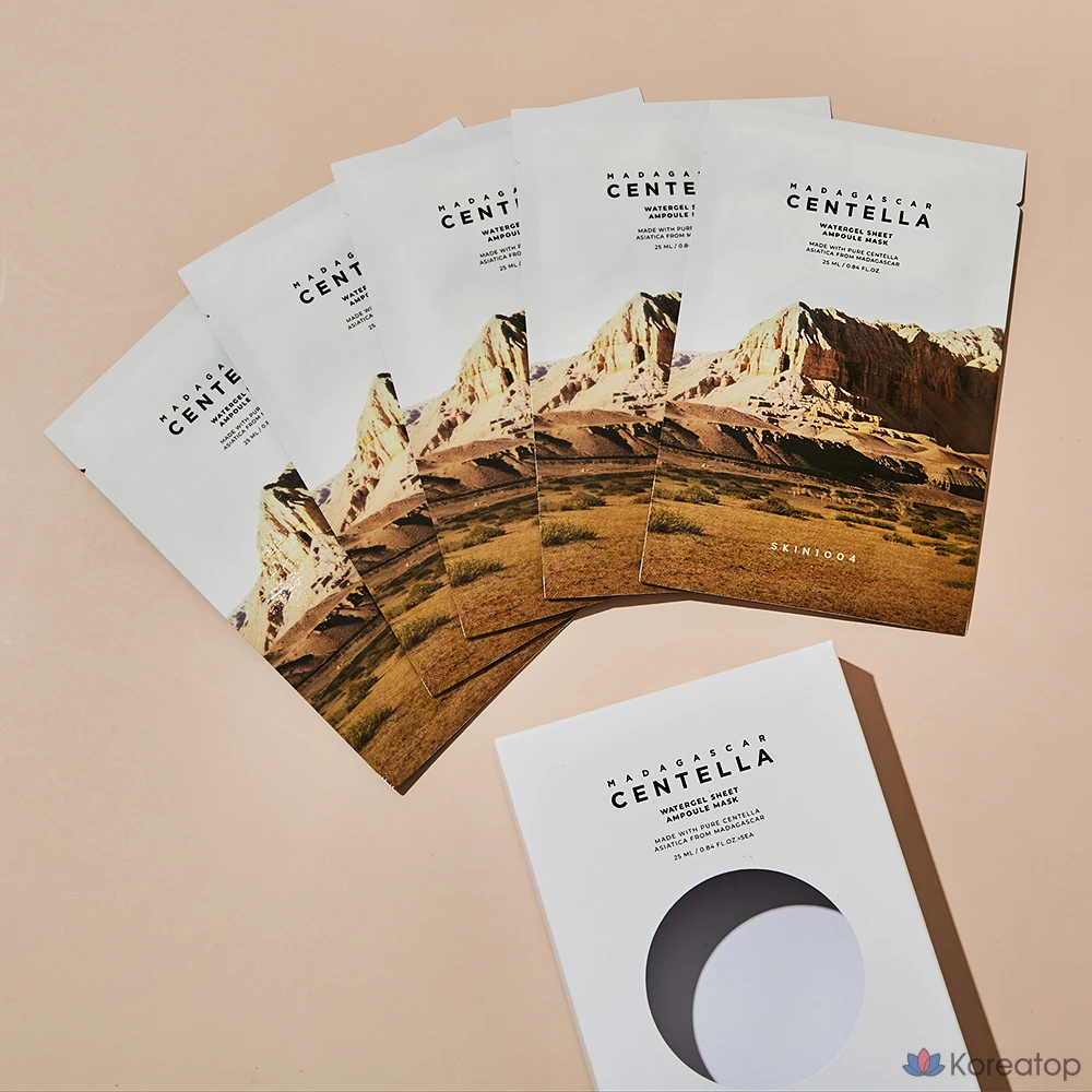 Набор ампул-масок Skin Angel Madagascar Centella Water Gel Sheet Mask, 1 шт.