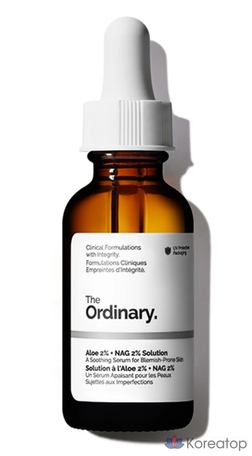 The Ordinary Aloe 2% + NAG 2% раствор-сыворотка, 30 мл, 1 шт.