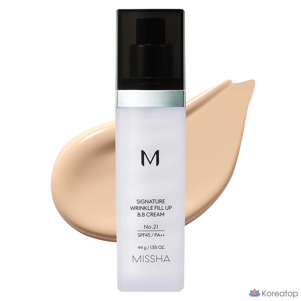 BB-крем Missha M Signature Wrinkle Fill-Up SPF45 PA++, № 21, ярко-бежевый, 44 г, 1 шт.