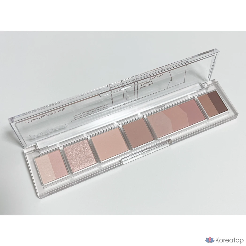 Палитра теней Peripera Alltake Mood Palette, 2 оттенка «Эпопея весны и лета», 1 шт.