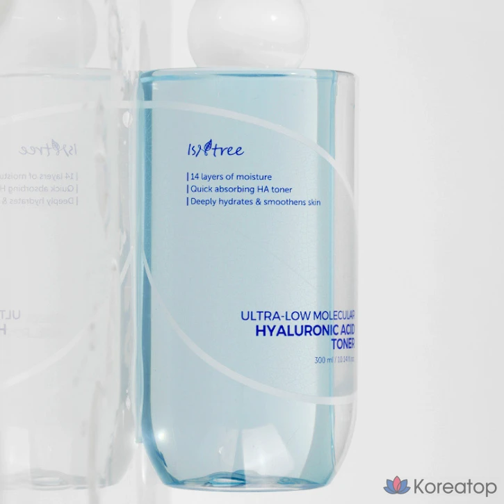 Тоник Isntree с ультранизкомолекулярной гиалуроновой кислотой, 300 мл, 1 шт.