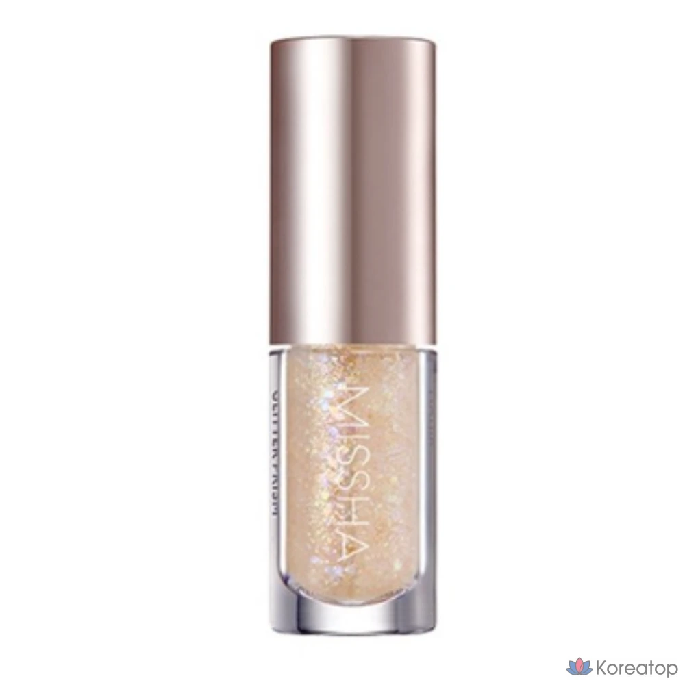 Жидкие тени для век Missha Glitter Prism, оттенок Interstellar (полупрозрачный цвет слоновой кости), 1 шт.