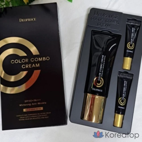Крем-краска для волос Deoproce Color Combo Cream № 23 Песочно-бежевый, 40 г, 1 шт.