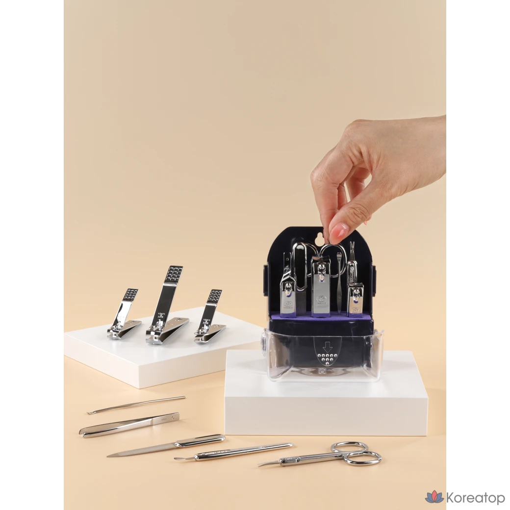 Набор для ухода Three Seven Nail Clipper Set TS-090C Luna, 2 шт., фото 2