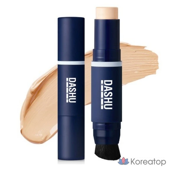 Тональный крем-стик DASHU для мужчин Multi-Cover SPF50+ PA++++ 12 г, 1 шт., 01 LIGHT