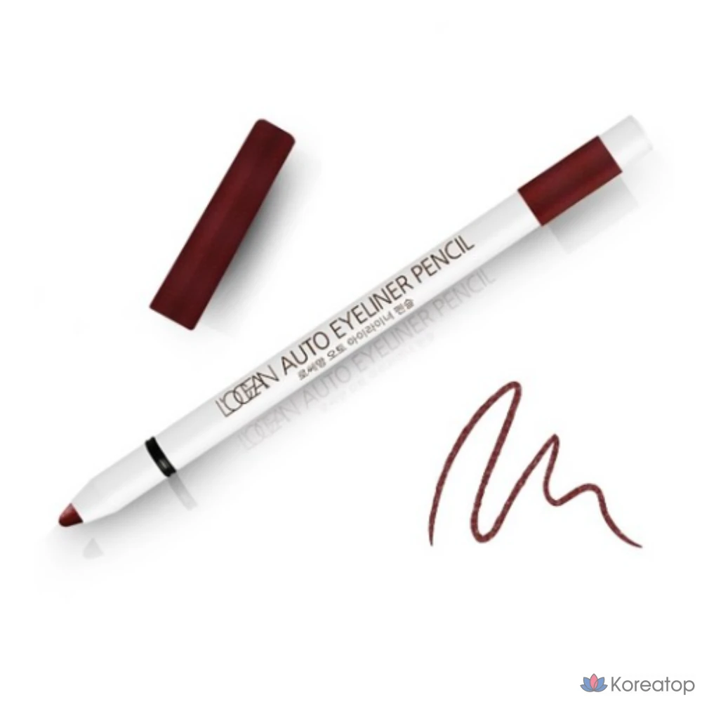 Гелевая подводка для глаз L'OCEAN Airtight Auto Gel Eyeliner, № 05 Twinkle Burgundy BG, 1 шт.