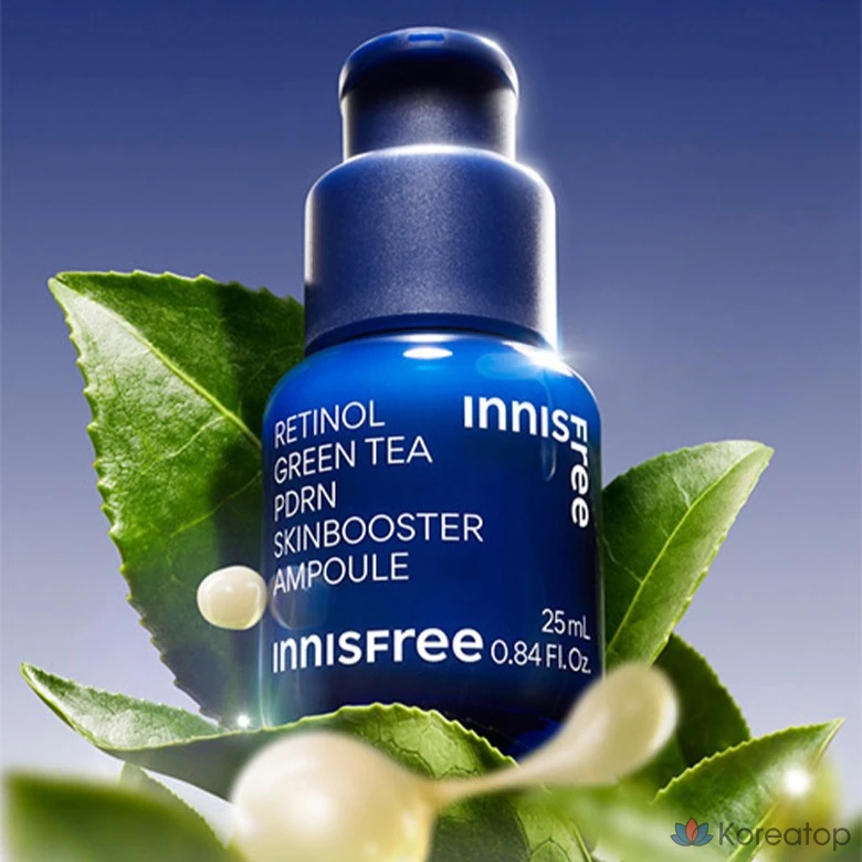 Ампула Innisfree Retinol Green Tea PDRN Skin Booster, 25 мл, 1 шт.