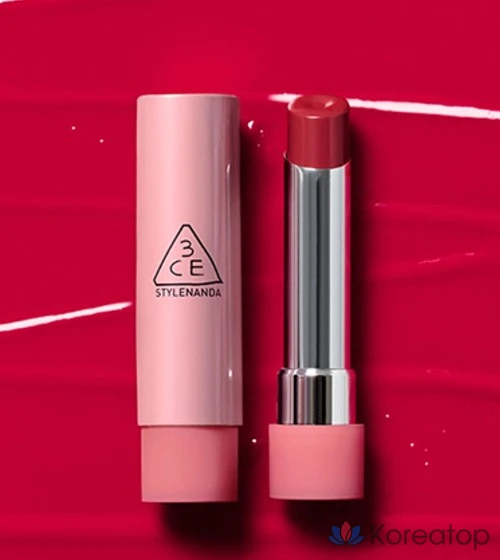 Бальзам для губ 3CE Glazy Lip Glow, оттенок Raspberry Coated, 1 шт., фото 2