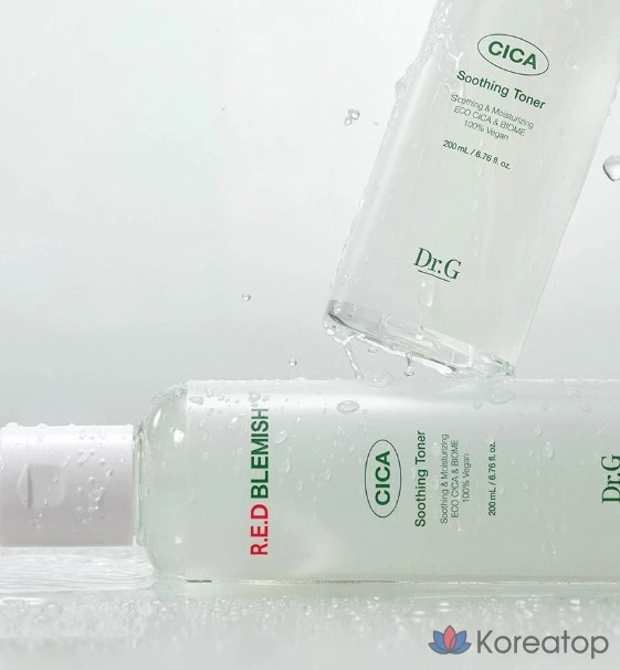 Успокаивающий тоник Dr. Ceuracle Red Blemish Cica, 200 мл, 1 шт.