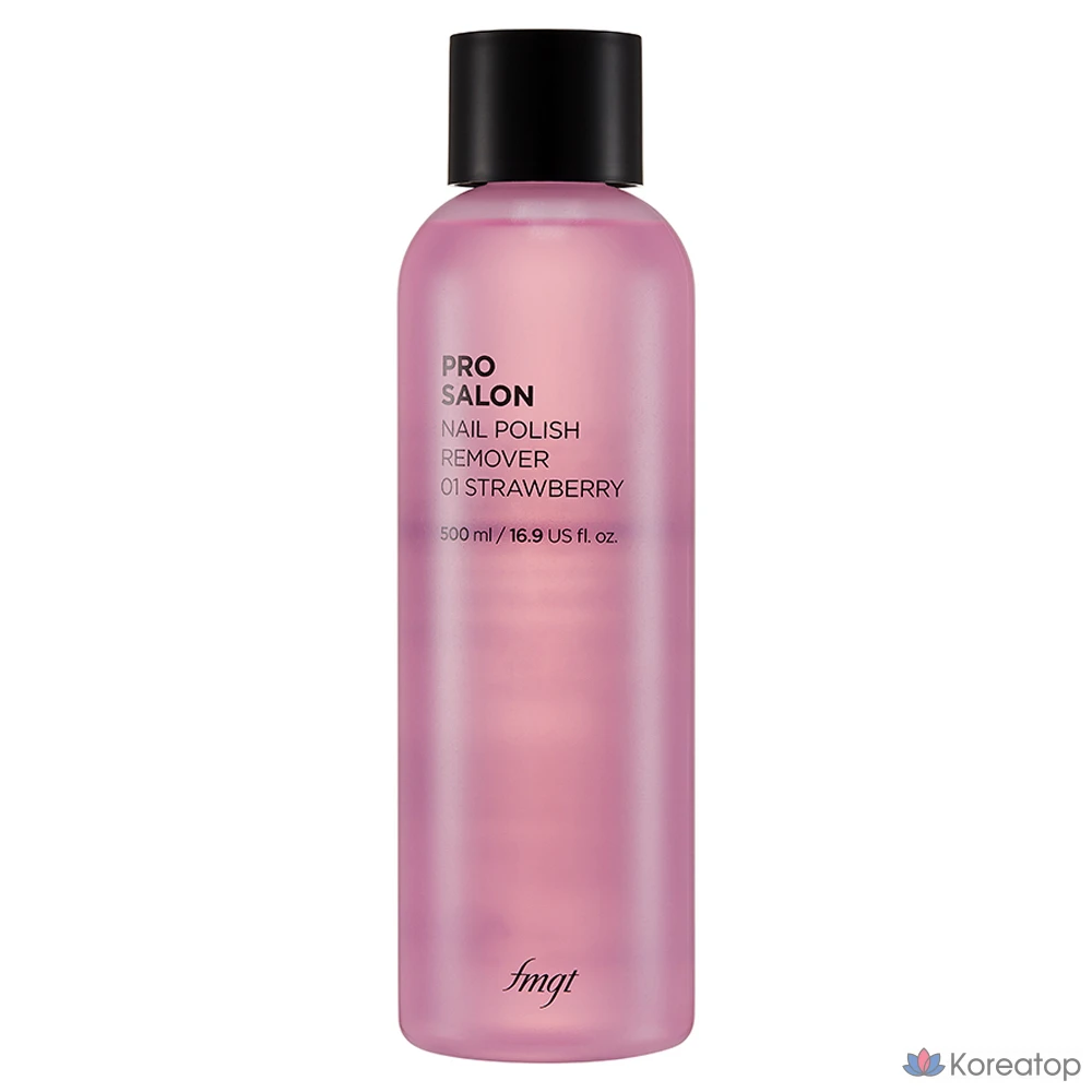 Средство для снятия лака The Face Shop Pro Salon Nail Remover 01 со вкусом клубники, 500 мл, 1 шт.