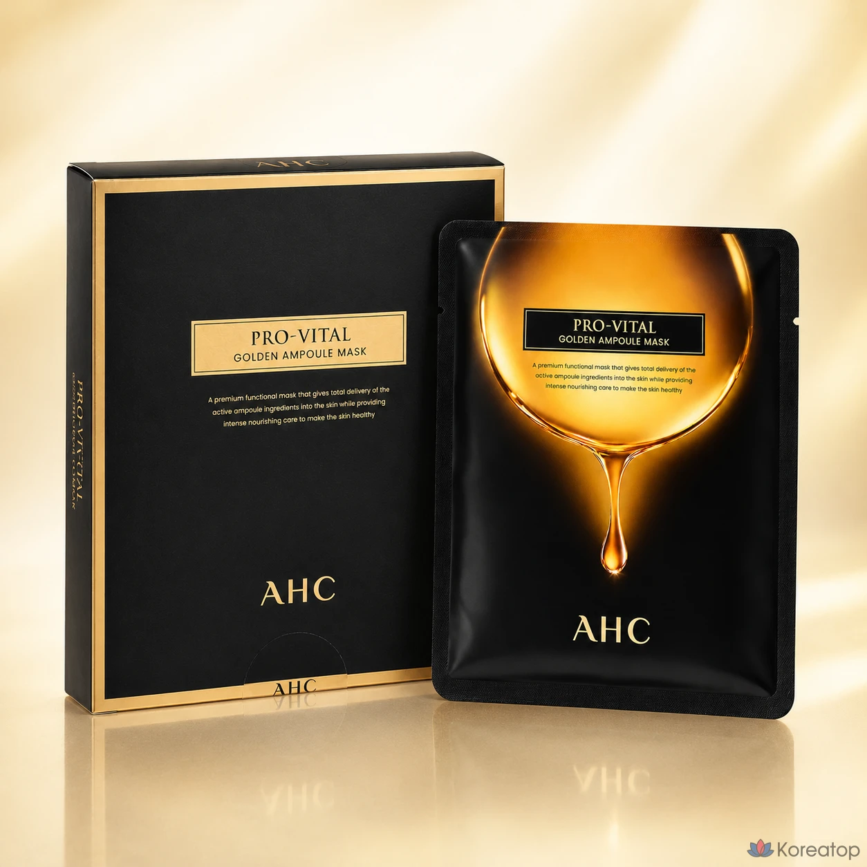Тканевая маска для лица AHC Pro Vital Golden Ampoule Mask, 1 шт.