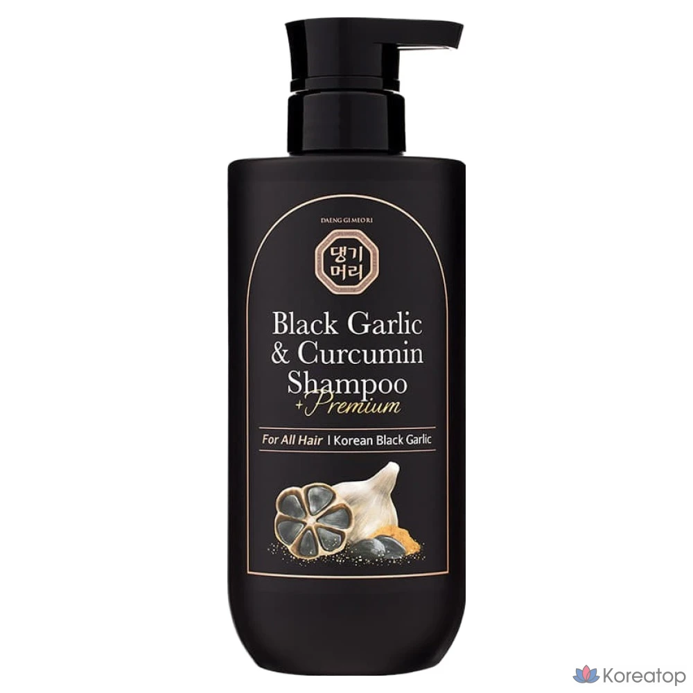 Danggi Meori Шампунь с черным чесноком и куркумином, 500 мл, 1 шт.
