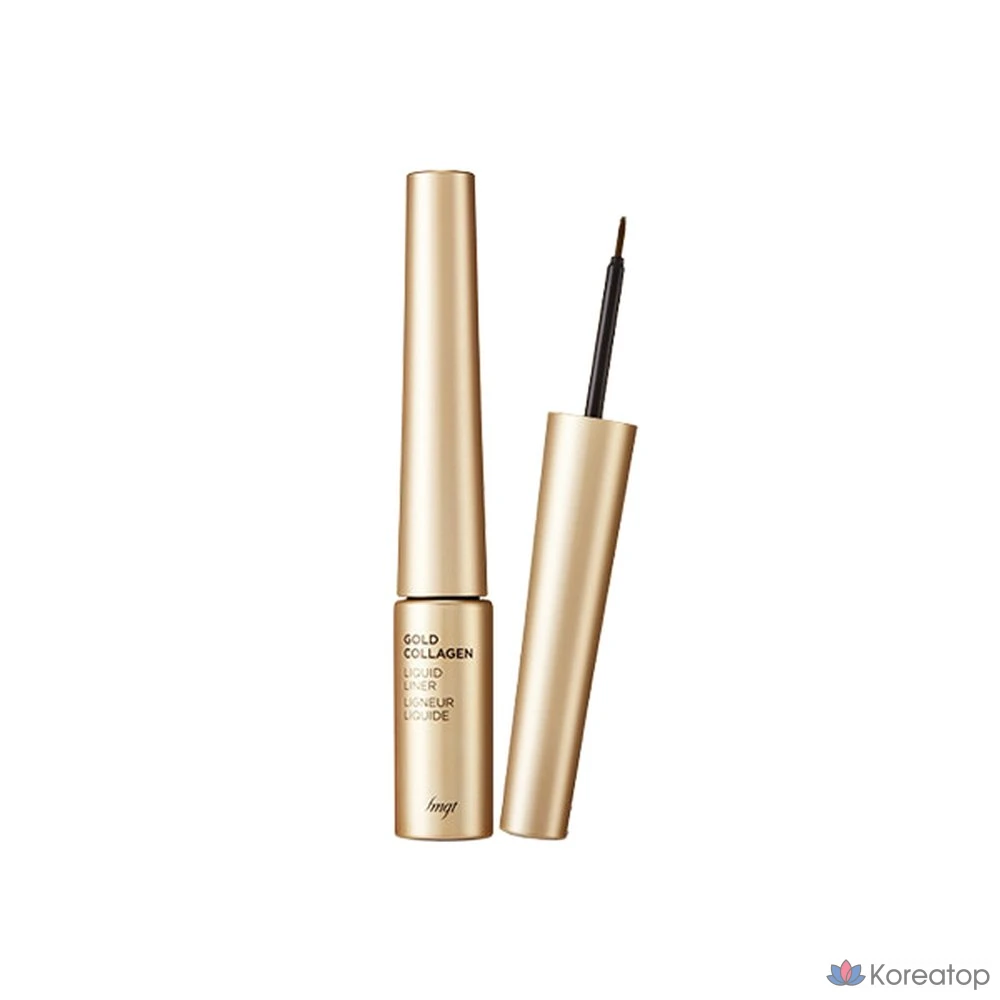 Жидкая подводка для глаз FMGT Gold Collagen, 5,5 г, 1 шт.